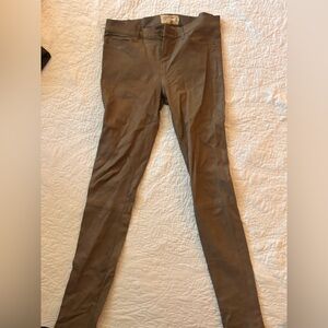 Current/Elliott Woman’s lamb skin leather skinny leg pants
